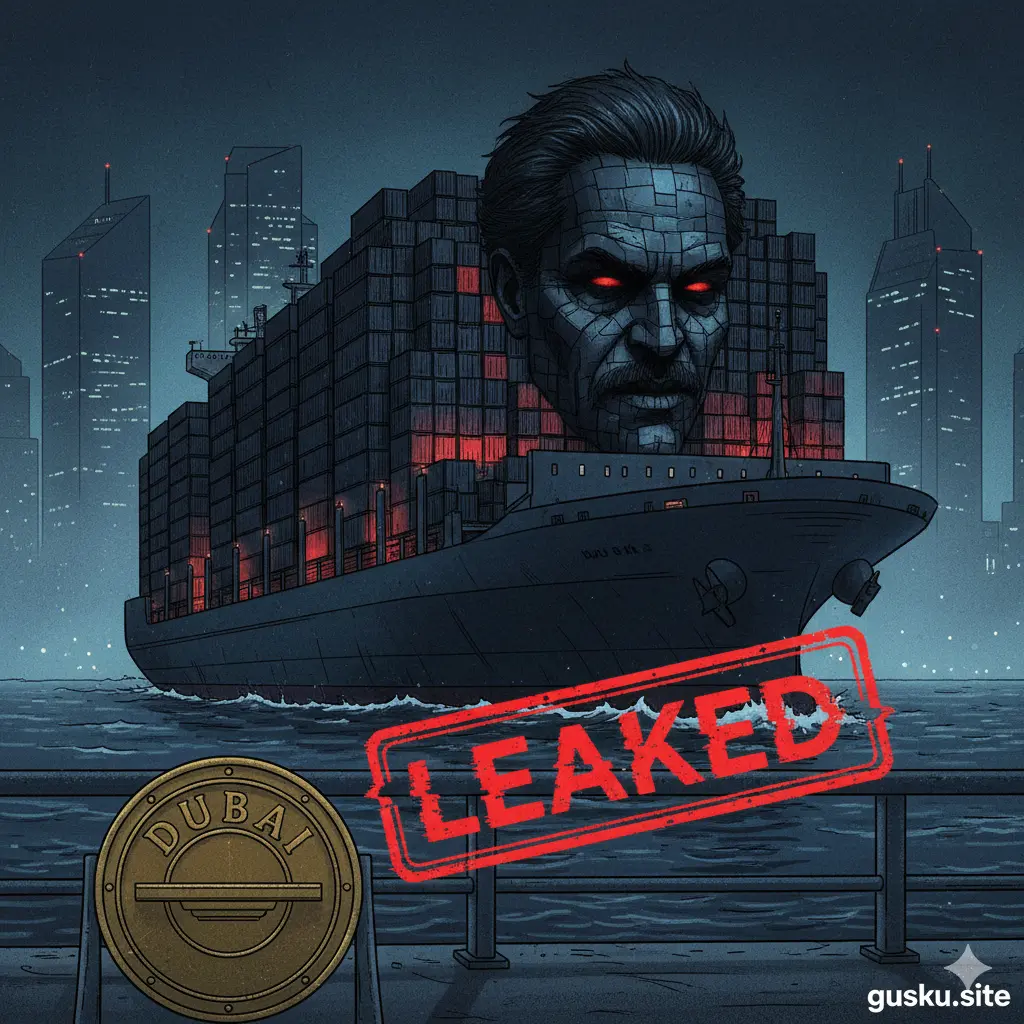 Satirical take on DP World chairman's Epstein links and the impact on global trade.